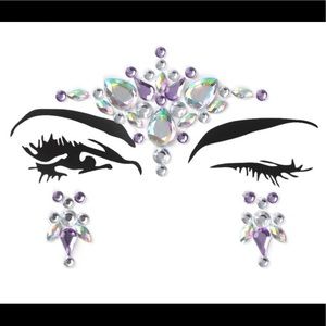 ALL IN ONE FACE JEWELS- Purple Drip